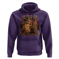 Blessings 250 Years America Hoodie Christian Patriotic One Nation Under God Founding Fathers