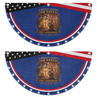 Blessings 250 Years America Patriotic Fan Flag Christian One Nation Under God Founding Fathers