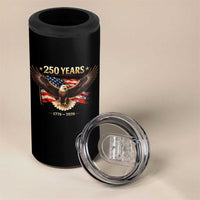 250 Years USA 4 in 1 Can Cooler Tumbler Patriotic Eagle America Flag 250th Anniversary 1776 2026