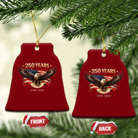 250 Years USA Ceramic Ornament Patriotic Eagle America Flag 250th Anniversary 1776 2026