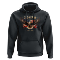 250 Years USA Hoodie Patriotic Eagle America Flag 250th Anniversary 1776 2026