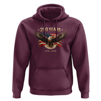 250 Years USA Hoodie Patriotic Eagle America Flag 250th Anniversary 1776 2026
