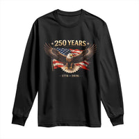 250 Years USA Long Sleeve Shirt Patriotic Eagle America Flag 250th Anniversary 1776 2026