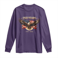 250 Years USA Long Sleeve Shirt Patriotic Eagle America Flag 250th Anniversary 1776 2026