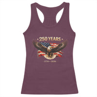 250 Years USA Racerback Tank Top Patriotic Eagle America Flag 250th Anniversary 1776 2026