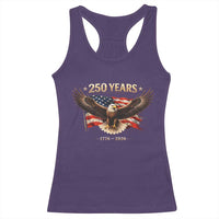 250 Years USA Racerback Tank Top Patriotic Eagle America Flag 250th Anniversary 1776 2026