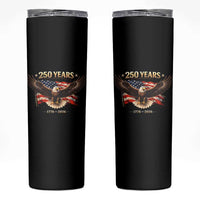 250 Years USA Skinny Tumbler Patriotic Eagle America Flag 250th Anniversary 1776 2026