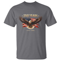 250 Years USA T Shirt Patriotic Eagle America Flag 250th Anniversary 1776 2026
