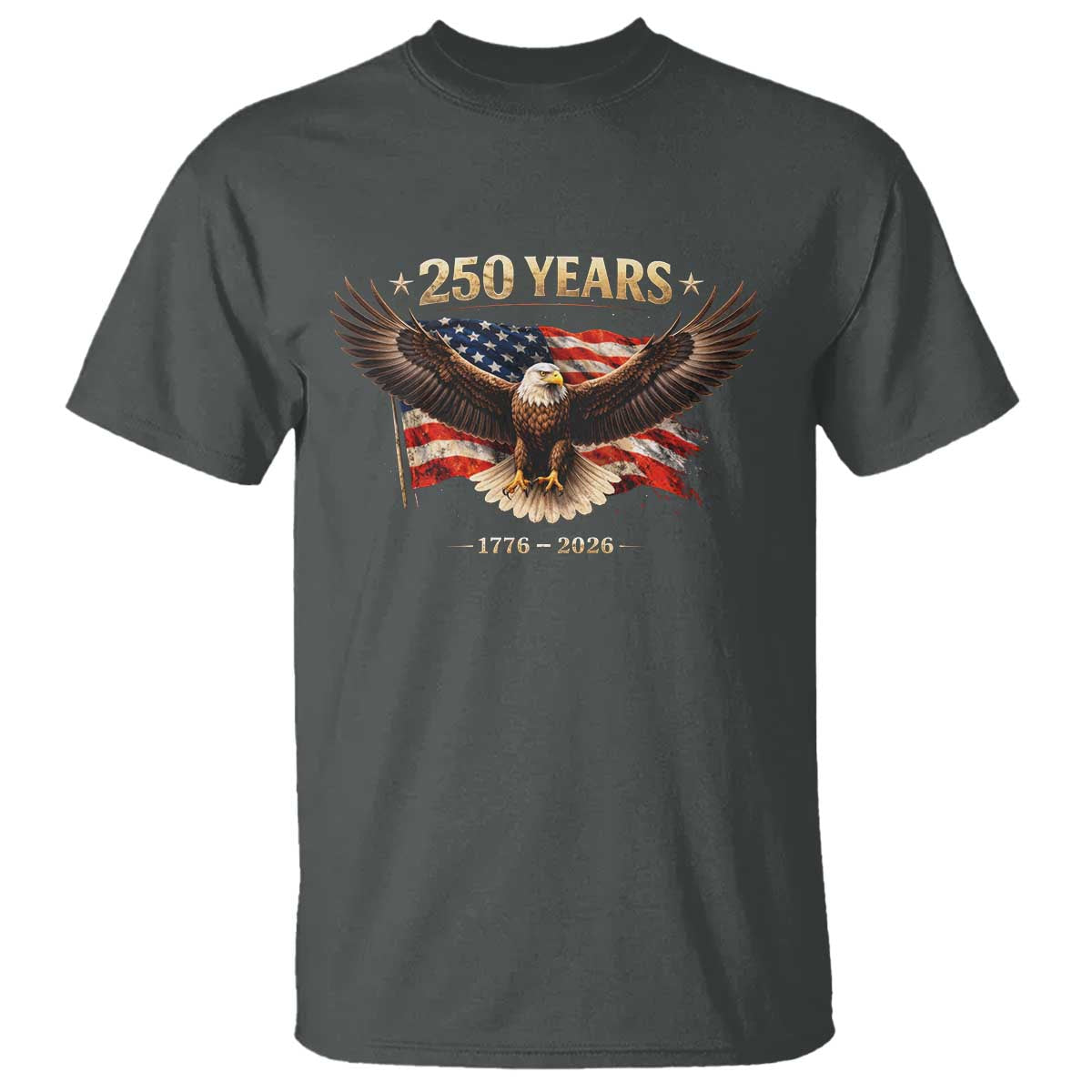 250 Years USA T Shirt Patriotic Eagle America Flag 250th Anniversary 1776 2026