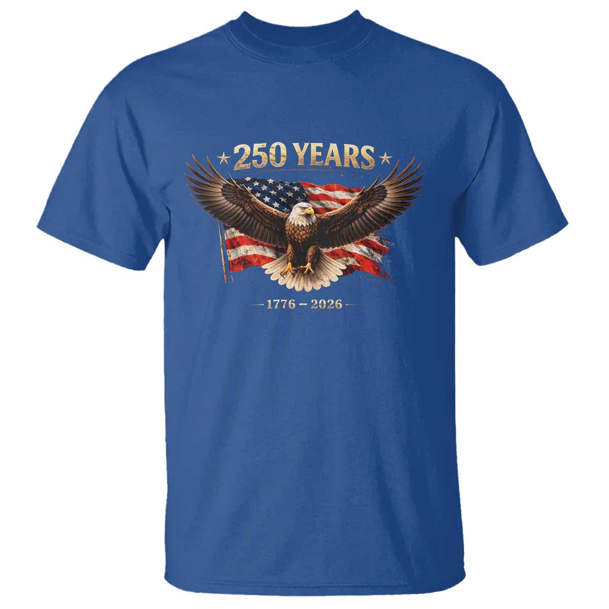250 Years USA T Shirt Patriotic Eagle America Flag 250th Anniversary 1776 2026