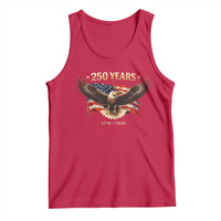250 Years USA Tank Top Patriotic Eagle America Flag 250th Anniversary 1776 2026
