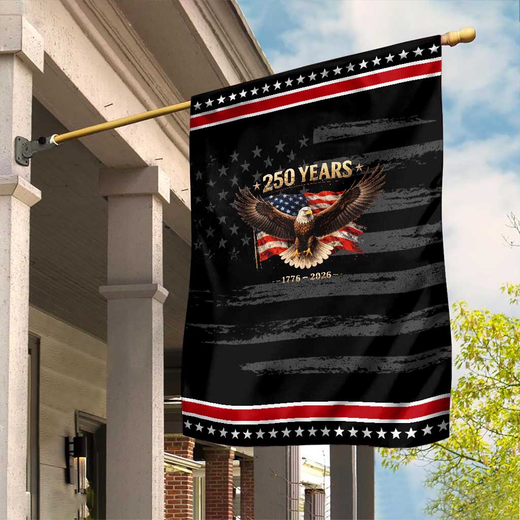 250 Years USA Garden Flag Patriotic Eagle America Flag 250th Anniversary 1776 2026