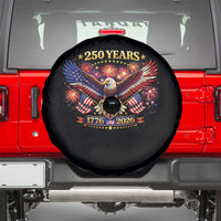 USA 250th Anniversary Eagle Spare Tire Cover 4th July Independence Day Patriotic USA Flag