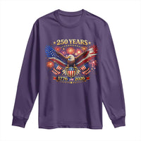 USA 250th Anniversary Eagle Long Sleeve Shirt 4th July Independence Day Patriotic USA Flag
