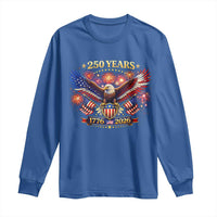 USA 250th Anniversary Eagle Long Sleeve Shirt 4th July Independence Day Patriotic USA Flag