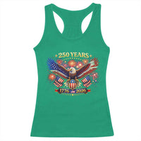 USA 250th Anniversary Eagle Racerback Tank Top 4th July Independence Day Patriotic USA Flag
