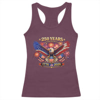USA 250th Anniversary Eagle Racerback Tank Top 4th July Independence Day Patriotic USA Flag