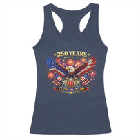 USA 250th Anniversary Eagle Racerback Tank Top 4th July Independence Day Patriotic USA Flag