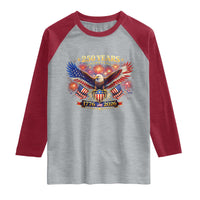 USA 250th Anniversary Eagle Raglan Shirt 4th July Independence Day Patriotic USA Flag