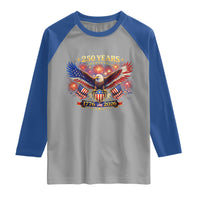 USA 250th Anniversary Eagle Raglan Shirt 4th July Independence Day Patriotic USA Flag