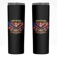 USA 250th Anniversary Eagle Skinny Tumbler 4th July Independence Day Patriotic USA Flag