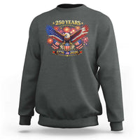 USA 250th Anniversary Eagle Sweatshirt 4th July Independence Day Patriotic USA Flag