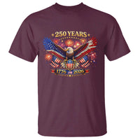 USA 250th Anniversary Eagle T Shirt 4th July Independence Day Patriotic USA Flag