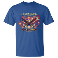 USA 250th Anniversary Eagle T Shirt 4th July Independence Day Patriotic USA Flag