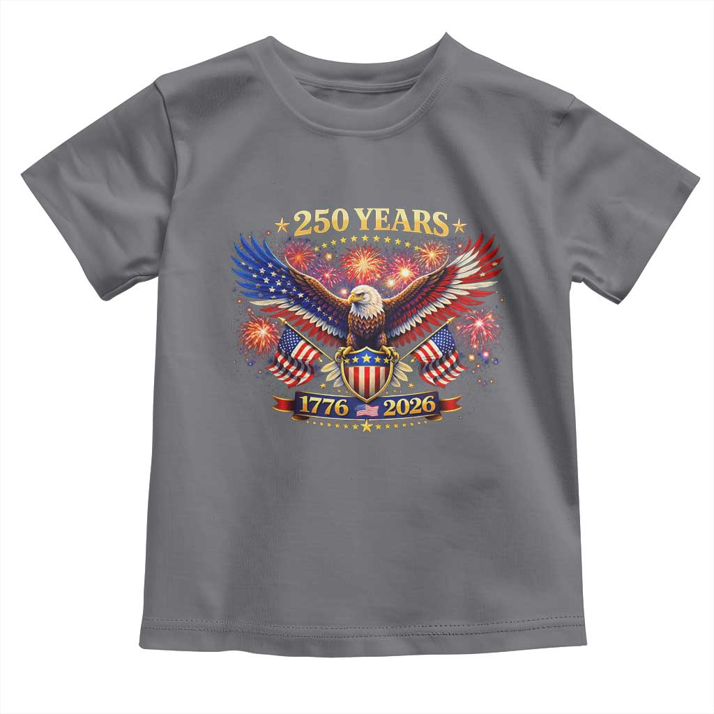 USA 250th Anniversary Eagle Toddler T Shirt 4th July Independence Day Patriotic USA Flag