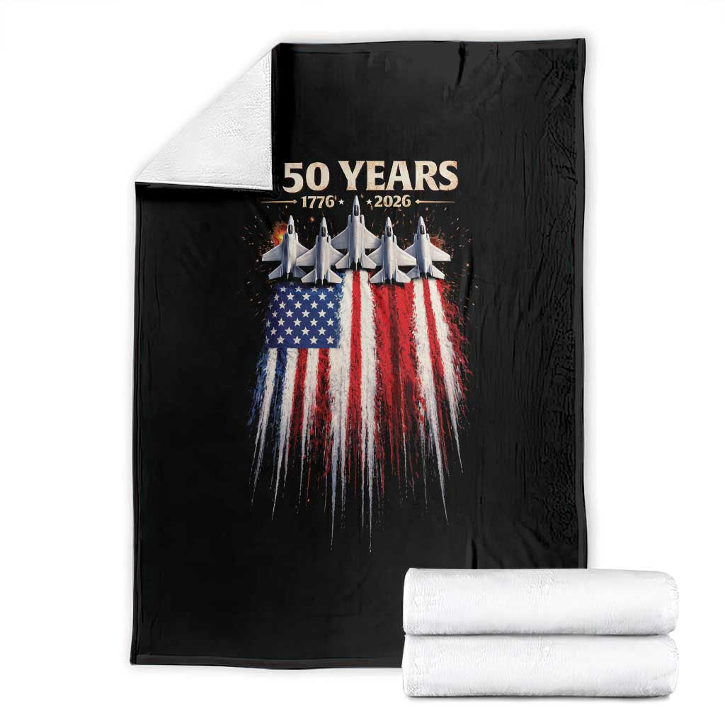 250 Years Anniversary Throw Blanket Usa American Flag 1776 2026 Patriotic Independence Day 4th July