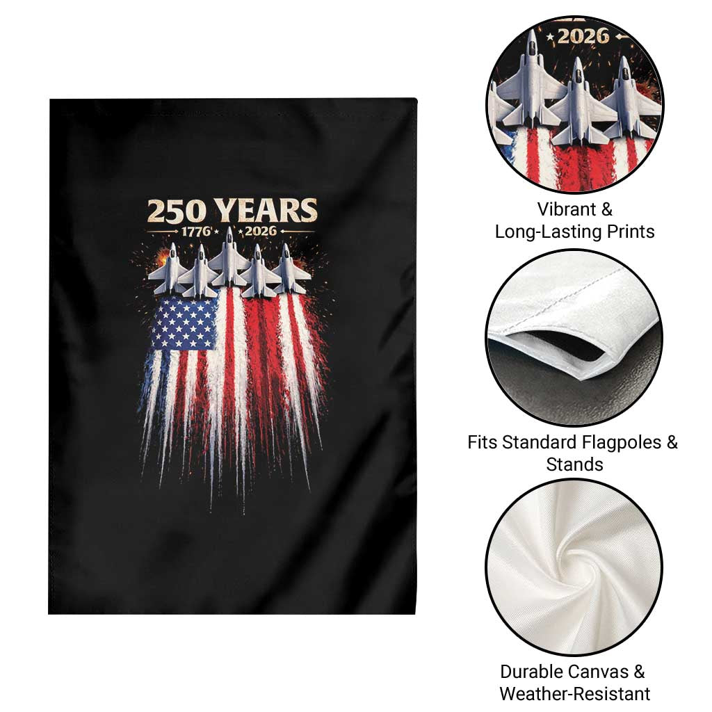 250 Years Anniversary Garden Flag Usa American Flag 1776 2026 Patriotic Independence Day 4th July