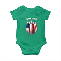 250 Years Anniversary Baby Onesie Usa American Flag 1776 2026 Patriotic Independence Day 4th July