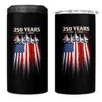 250 Years Anniversary 4 in 1 Can Cooler Tumbler Usa American Flag 1776 2026 Patriotic Independence Day 4th July