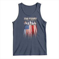 250 Years Anniversary Tank Top Usa American Flag 1776 2026 Patriotic Independence Day 4th July
