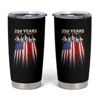 250 Years Anniversary Tumbler Cup Usa American Flag 1776 2026 Patriotic Independence Day 4th July