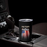 250 Years Anniversary Tumbler Cup Usa American Flag 1776 2026 Patriotic Independence Day 4th July