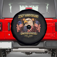 250th Anniversary Spare Tire Cover United States 250 Years Birthday 1776 2026 Eagle USA Flag