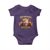 250th Anniversary Baby Onesie United States 250 Years Birthday 1776 2026 Eagle USA Flag
