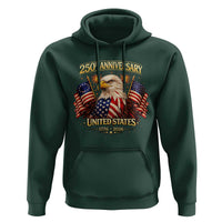 250th Anniversary Hoodie United States 250 Years Birthday 1776 2026 Eagle USA Flag