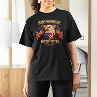 250th Anniversary T Shirt For Women United States 250 Years Birthday 1776 2026 Eagle USA Flag