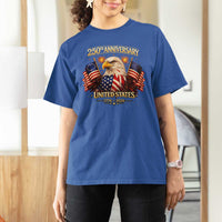 250th Anniversary T Shirt For Women United States 250 Years Birthday 1776 2026 Eagle USA Flag
