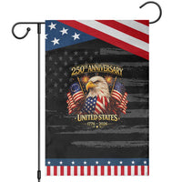 250th Anniversary Garden Flag United States 250 Years Birthday 1776 2026 Eagle USA Flag