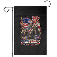 Bigfoot 250th Anniversary Garden Flag USA Independence 250 Years Of Freedom 1776 2026 Patriotic Flag