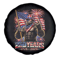 Bigfoot 250th Anniversary Spare Tire Cover USA Independence 250 Years Of Freedom 1776 2026 Patriotic Flag