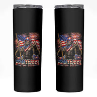 Bigfoot 250th Anniversary Skinny Tumbler USA Independence 250 Years Of Freedom 1776 2026 Patriotic Flag