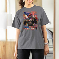 Bigfoot 250th Anniversary T Shirt For Women USA Independence 250 Years Of Freedom 1776 2026 Patriotic Flag