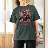 Bigfoot 250th Anniversary T Shirt For Women USA Independence 250 Years Of Freedom 1776 2026 Patriotic Flag