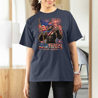 Bigfoot 250th Anniversary T Shirt For Women USA Independence 250 Years Of Freedom 1776 2026 Patriotic Flag