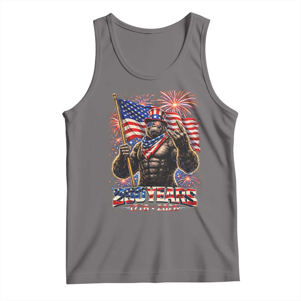Bigfoot 250th Anniversary Tank Top USA Independence 250 Years Of Freedom 1776 2026 Patriotic Flag