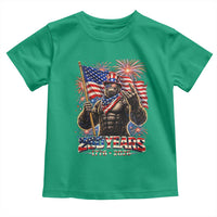 Bigfoot 250th Anniversary Toddler T Shirt USA Independence 250 Years Of Freedom 1776 2026 Patriotic Flag